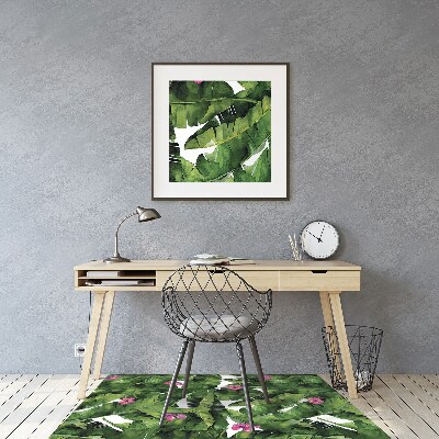 Tapis de chaise de bureau Hibiscus