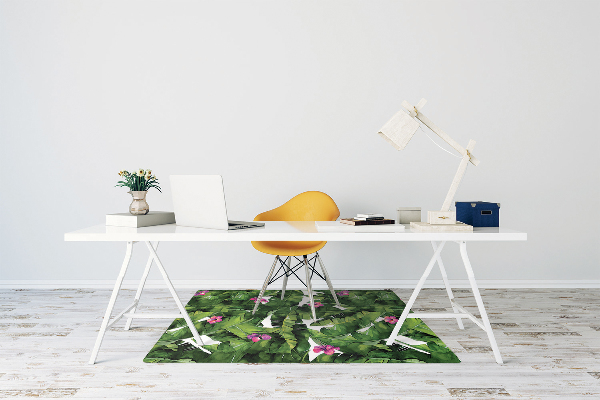 Tapis de chaise de bureau Hibiscus