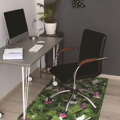 Tapis de chaise de bureau Hibiscus