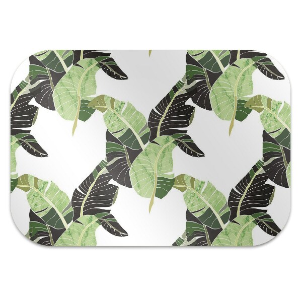 Tapis pour chaise de bureau Feuilles de palmier