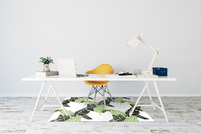 Tapis pour chaise de bureau Feuilles de palmier