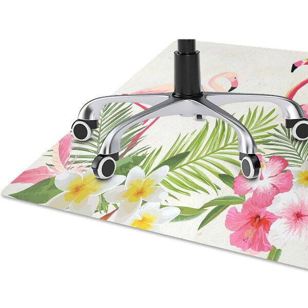Tapis de chaise Deux flamants