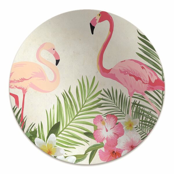 Tapis de chaise Deux flamants