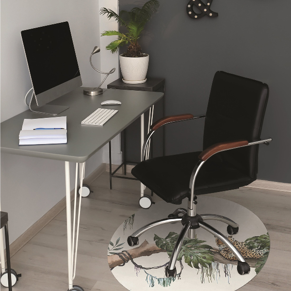 Tapis fauteuil bureau do biura Guépards sur une branche