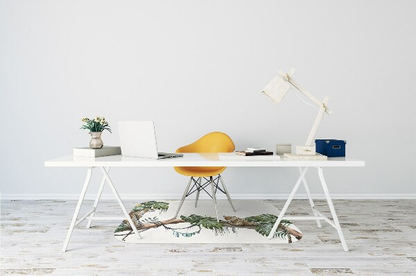 Tapis fauteuil bureau do biura Guépards sur une branche