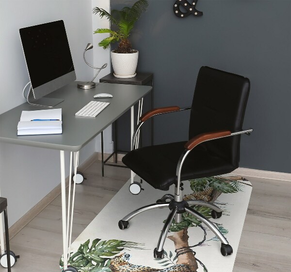 Tapis fauteuil bureau do biura Guépards sur une branche