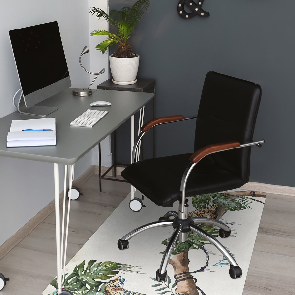 Tapis fauteuil bureau do biura Guépards sur une branche