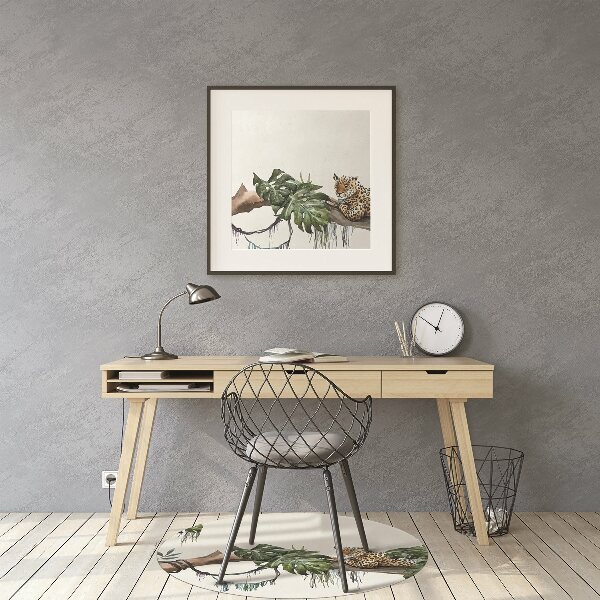 Tapis fauteuil bureau do biura Guépards sur une branche