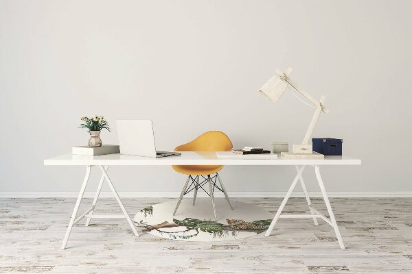 Tapis fauteuil bureau do biura Guépards sur une branche