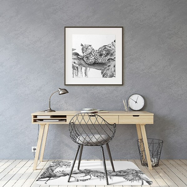 Tapis fauteuil bureau do biura Guépards sur une branche