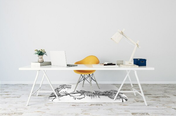 Tapis fauteuil bureau do biura Guépards sur une branche