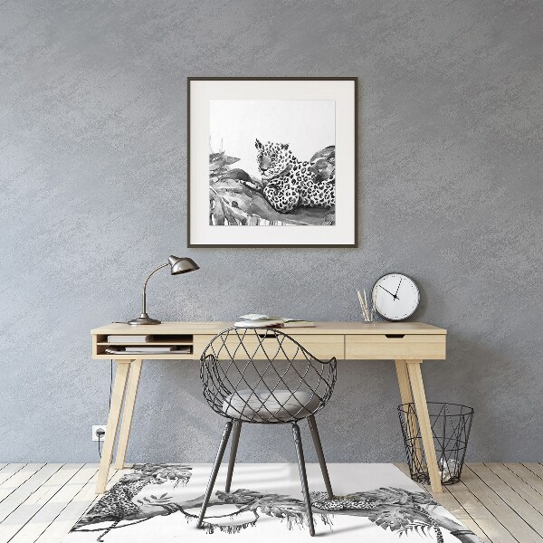 Tapis fauteuil bureau do biura Guépards sur une branche