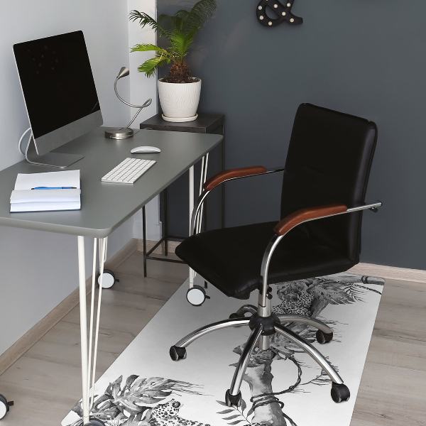 Tapis fauteuil bureau do biura Guépards sur une branche