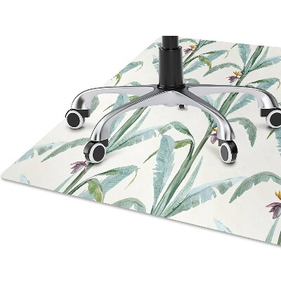 Tapis pour chaise de bureau Plantes tropicales