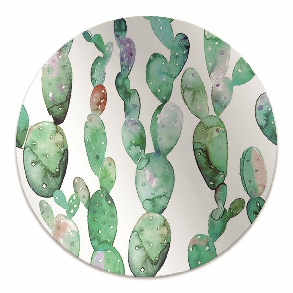Tapis protège sol Cactus aquarelle