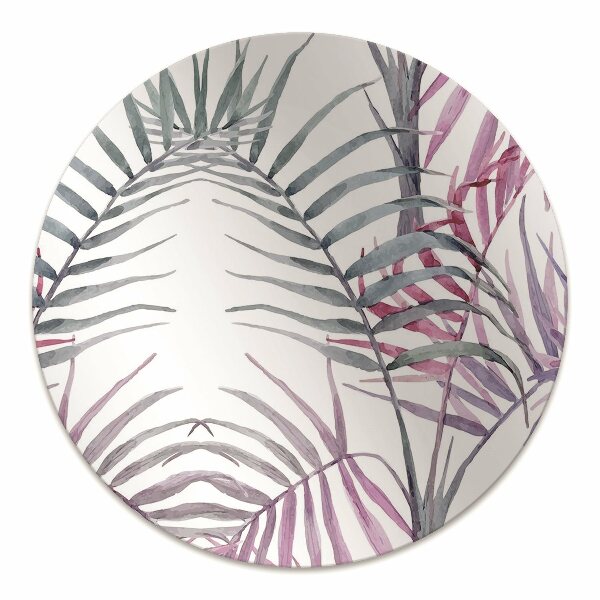 Tapis bureau Feuilles roses