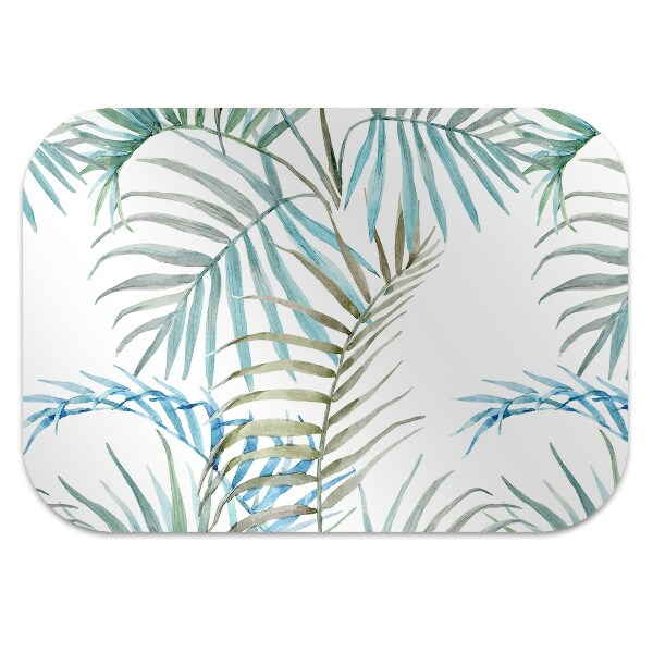 Tapis fauteuil bureau do biura Feuilles tropicales