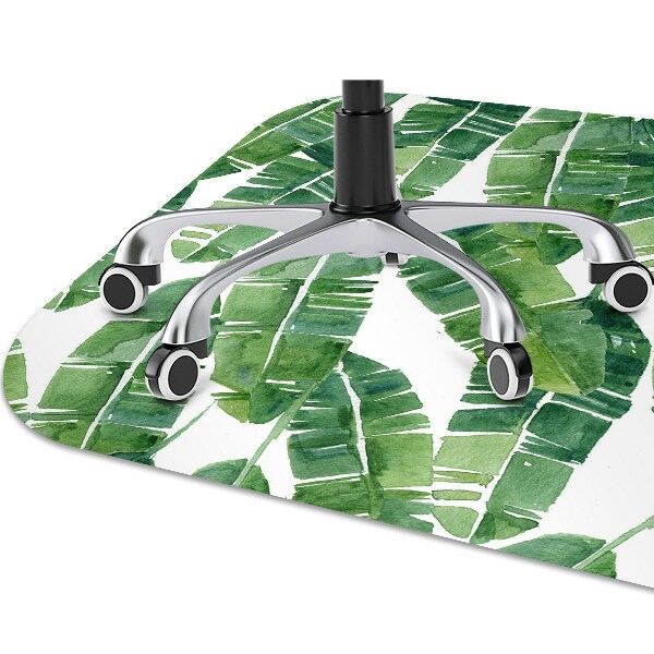 Tapis fauteuil bureau do biura Feuilles exotiques