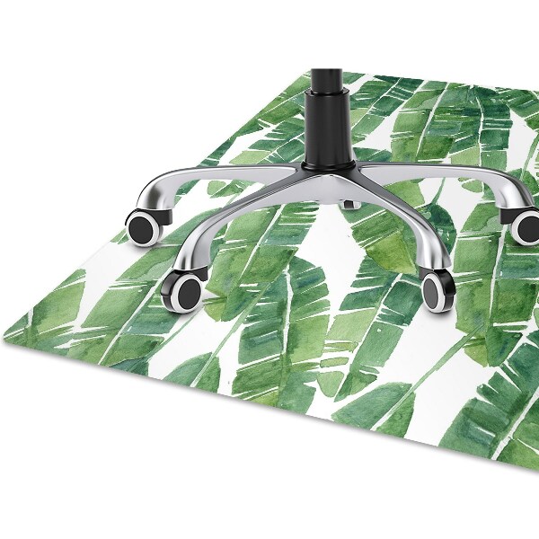 Tapis fauteuil bureau do biura Feuilles exotiques