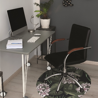 Tapis fauteuil bureau do biura Fleurs exotiques