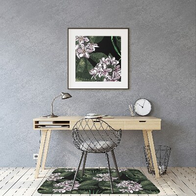 Tapis fauteuil bureau do biura Fleurs exotiques