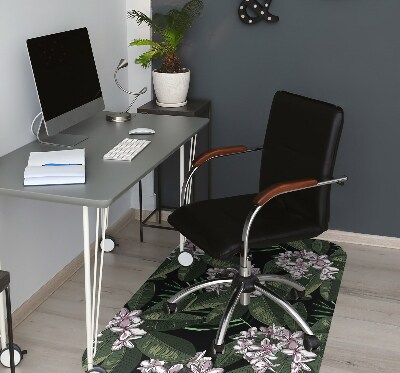 Tapis fauteuil bureau do biura Fleurs exotiques