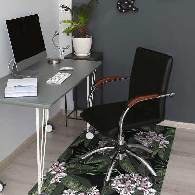 Tapis fauteuil bureau do biura Fleurs exotiques