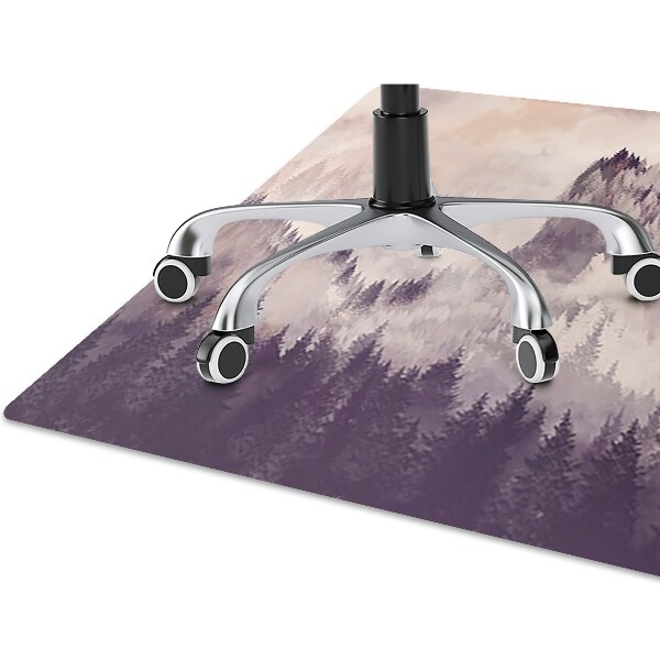 Tapis de chaise Montagne dans la forêt