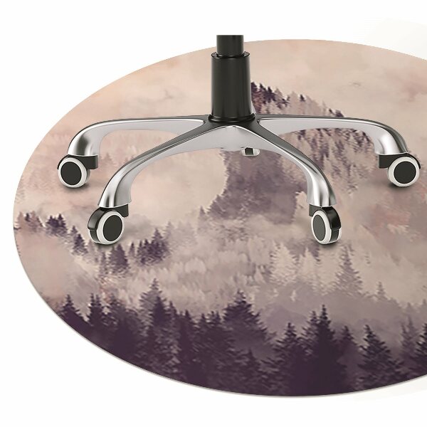 Tapis de chaise Montagne dans la forêt