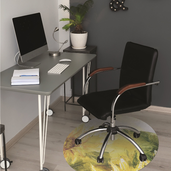 Tapis bureau Tournesols
