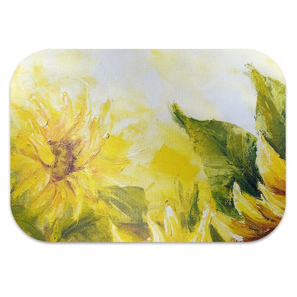 Tapis bureau Tournesols