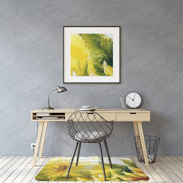 Tapis bureau Tournesols