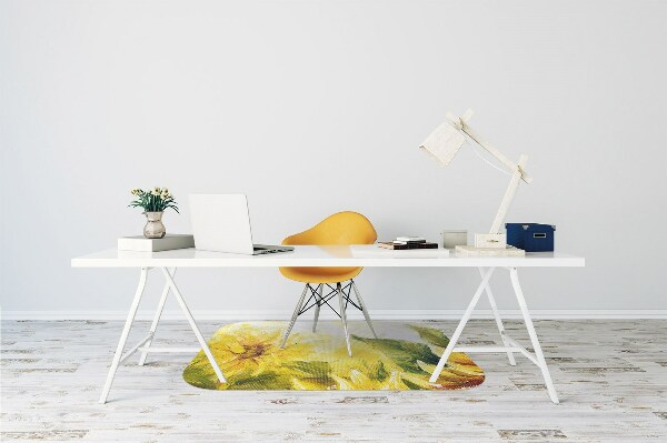 Tapis bureau Tournesols