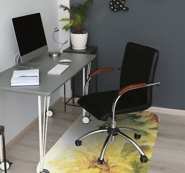 Tapis bureau Tournesols