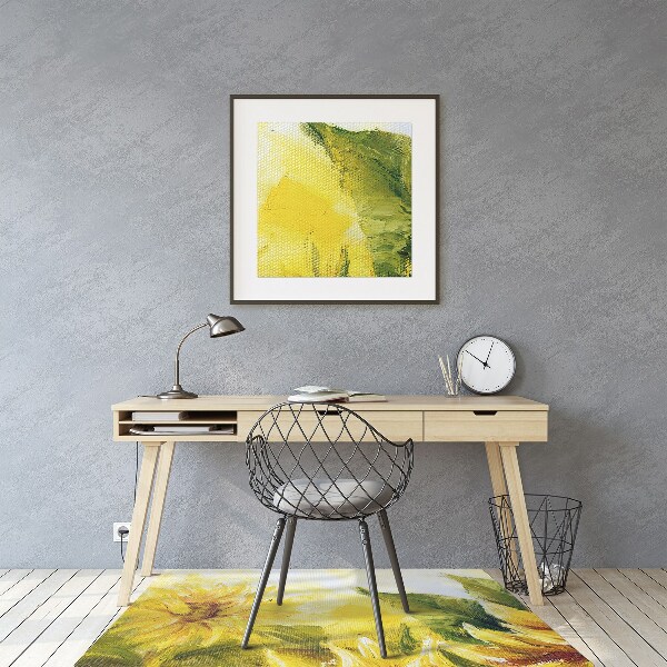 Tapis bureau Tournesols