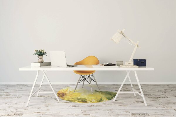 Tapis bureau Tournesols