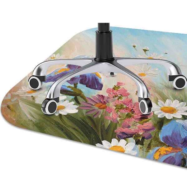 Tapis pour chaise de bureau Prairie solide
