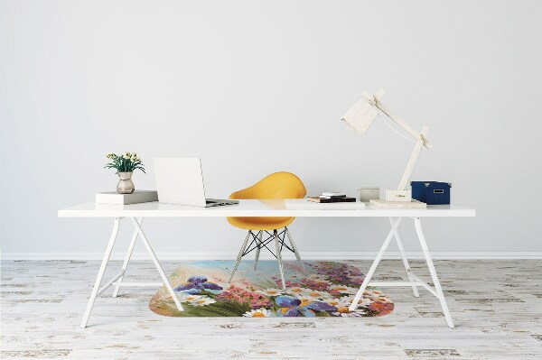 Tapis pour chaise de bureau Prairie solide