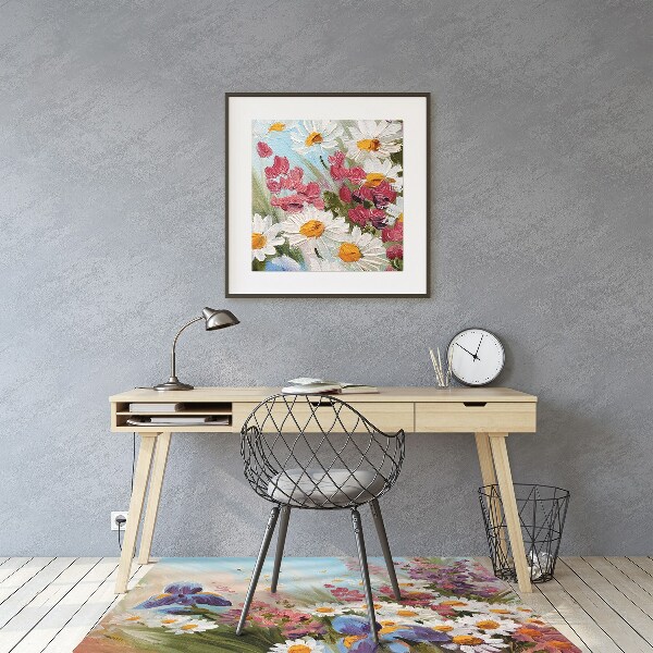 Tapis pour chaise de bureau Prairie solide