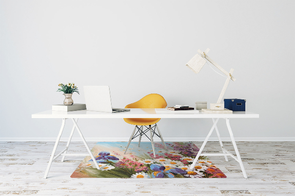 Tapis pour chaise de bureau Prairie solide