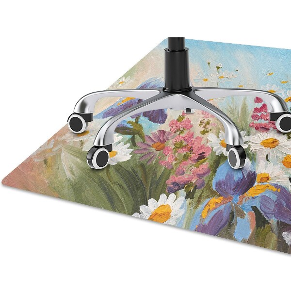 Tapis pour chaise de bureau Prairie solide