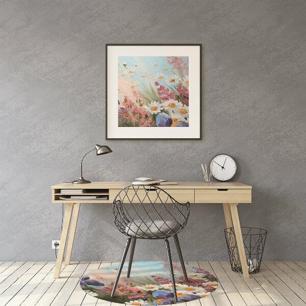 Tapis pour chaise de bureau Prairie solide