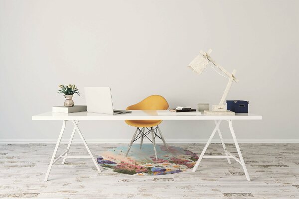Tapis pour chaise de bureau Prairie solide