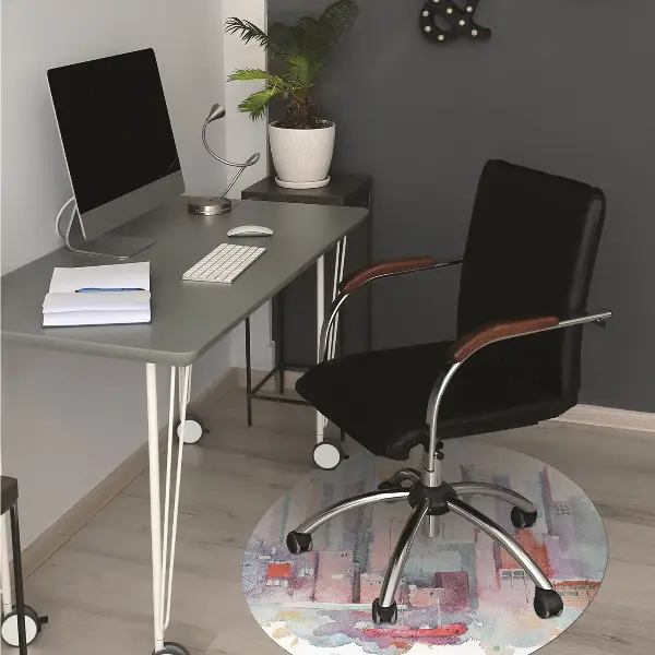 Tapis de chaise de bureau Ville