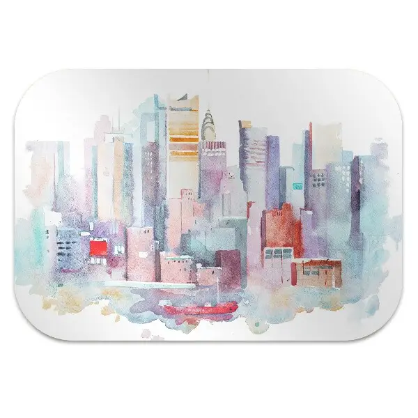 Tapis de chaise de bureau Ville