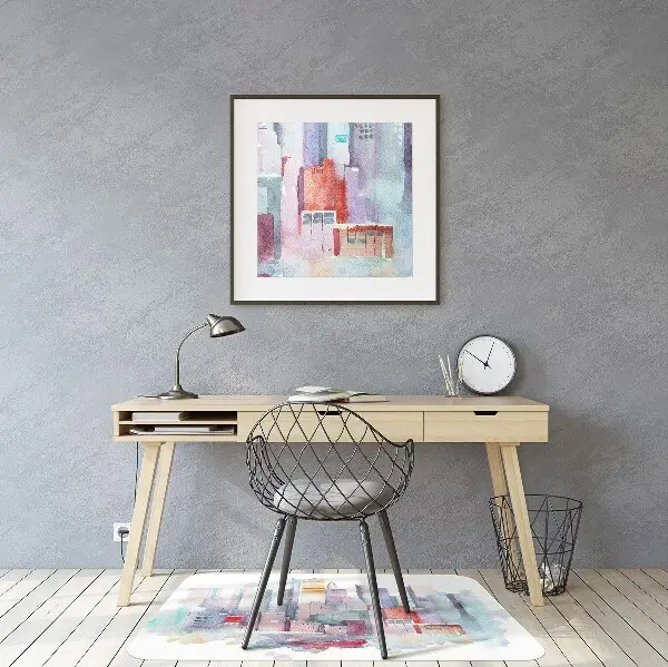 Tapis de chaise de bureau Ville
