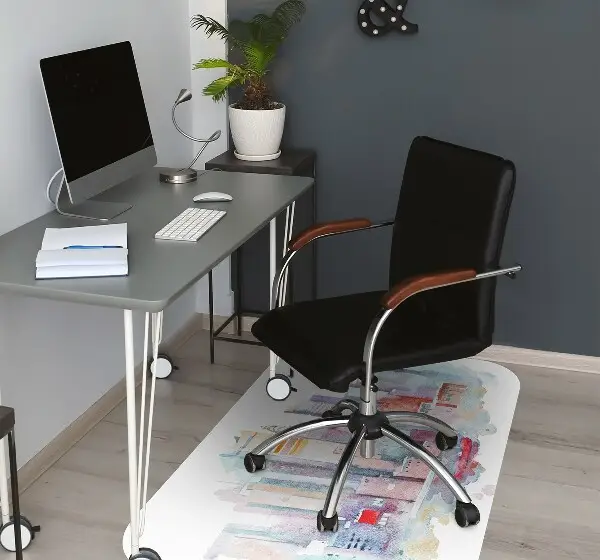 Tapis de chaise de bureau Ville