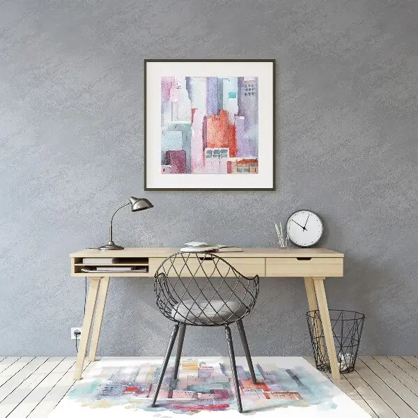 Tapis de chaise de bureau Ville