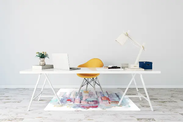 Tapis de chaise de bureau Ville
