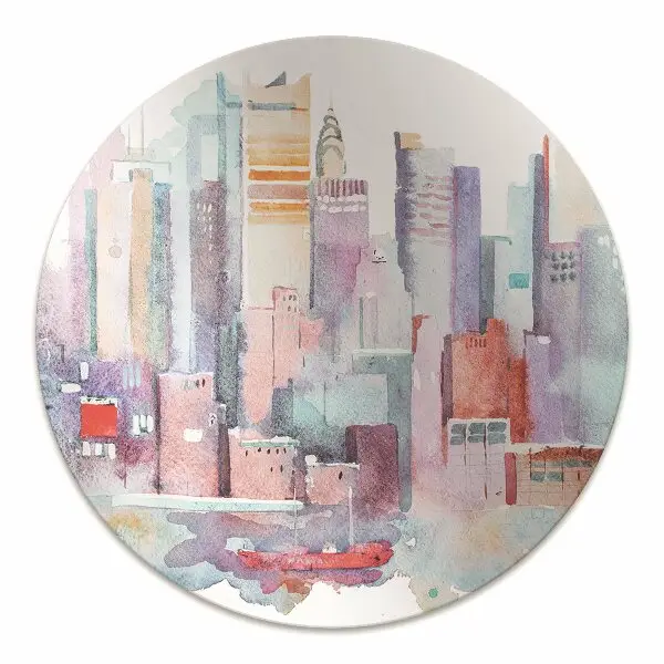 Tapis de chaise de bureau Ville